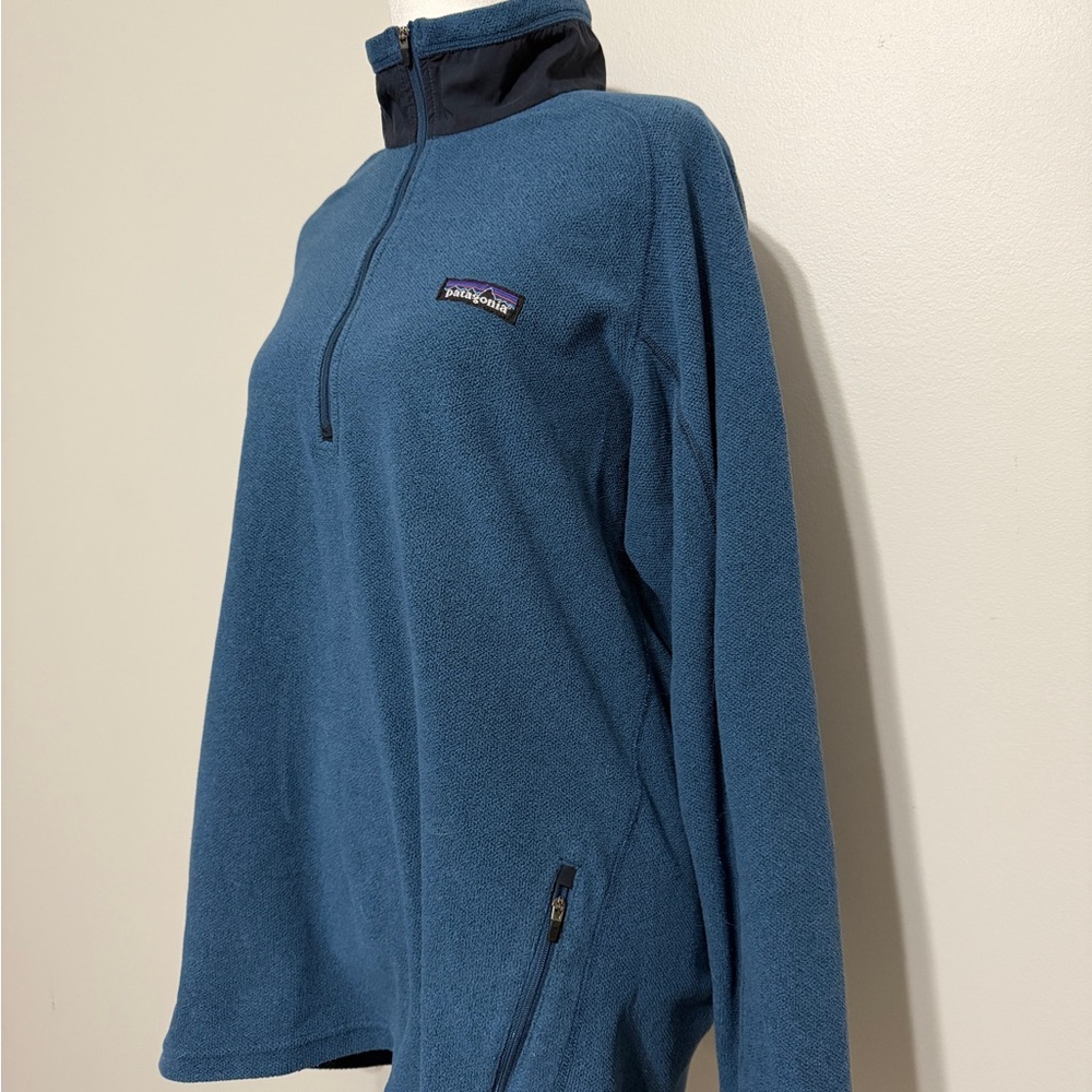 Patagonia Half-Zip Micro Fleece Steel Blue Pullover